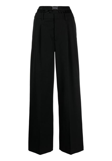 Pantaloni con design a strati in nero - donna ALEXANDER WANG | 1WC1244674001